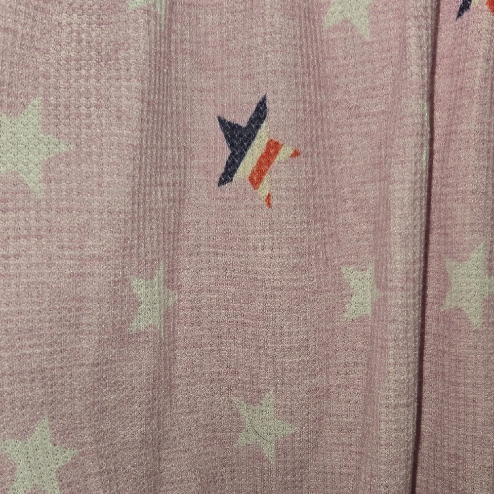 ANDREE BY UNIT Pink Star Print Top - Picture 7 of 8